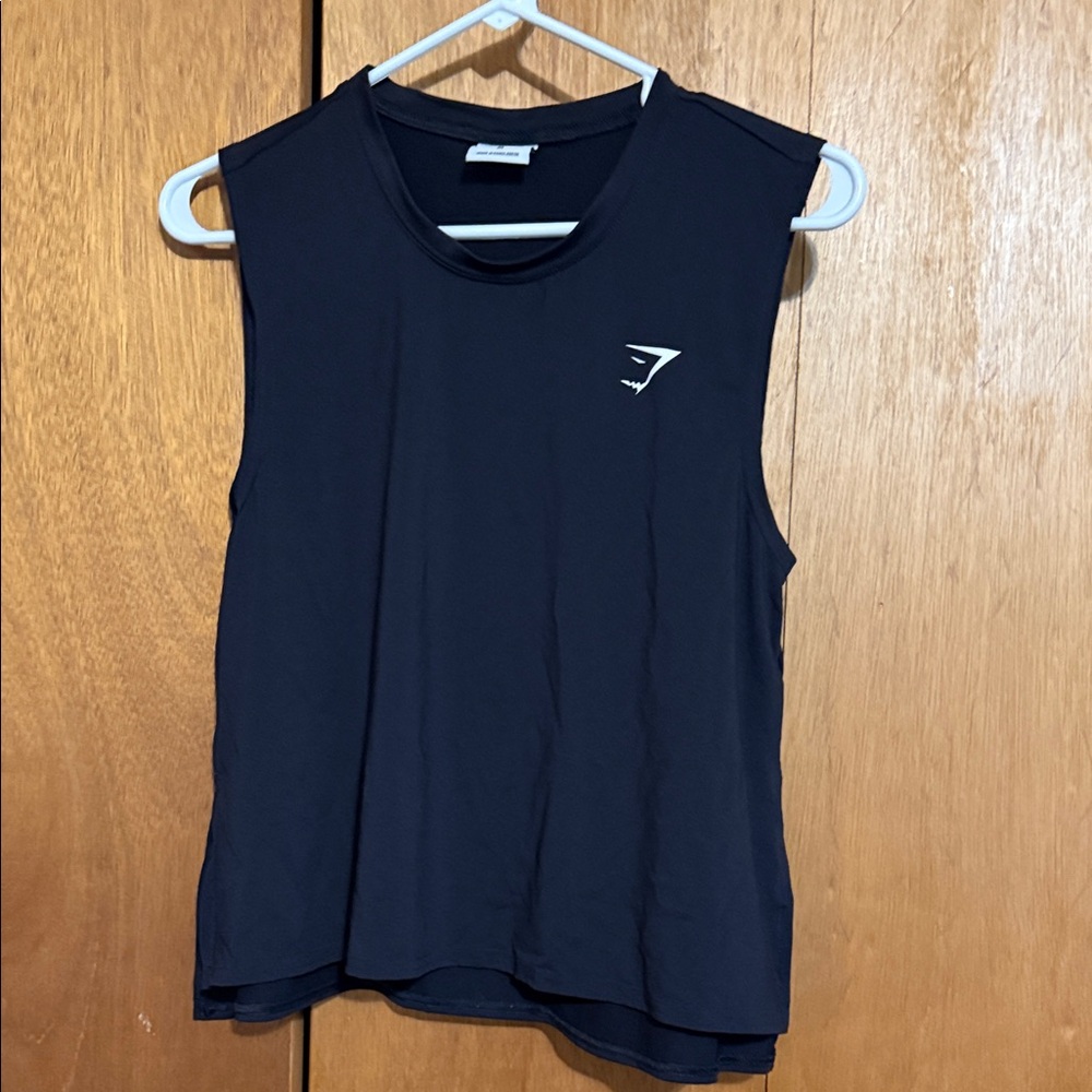 Gymshark black Muscle Tee